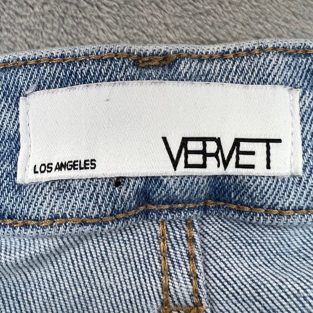 VERVET Flare Jeans Womens 29x31 Light Blue 90s Vintage Style V3132 Stretch Y2K - Picture 5 of 14